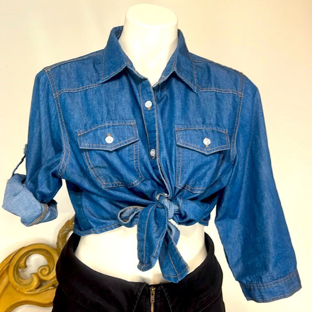 Ochenta cropped shirt